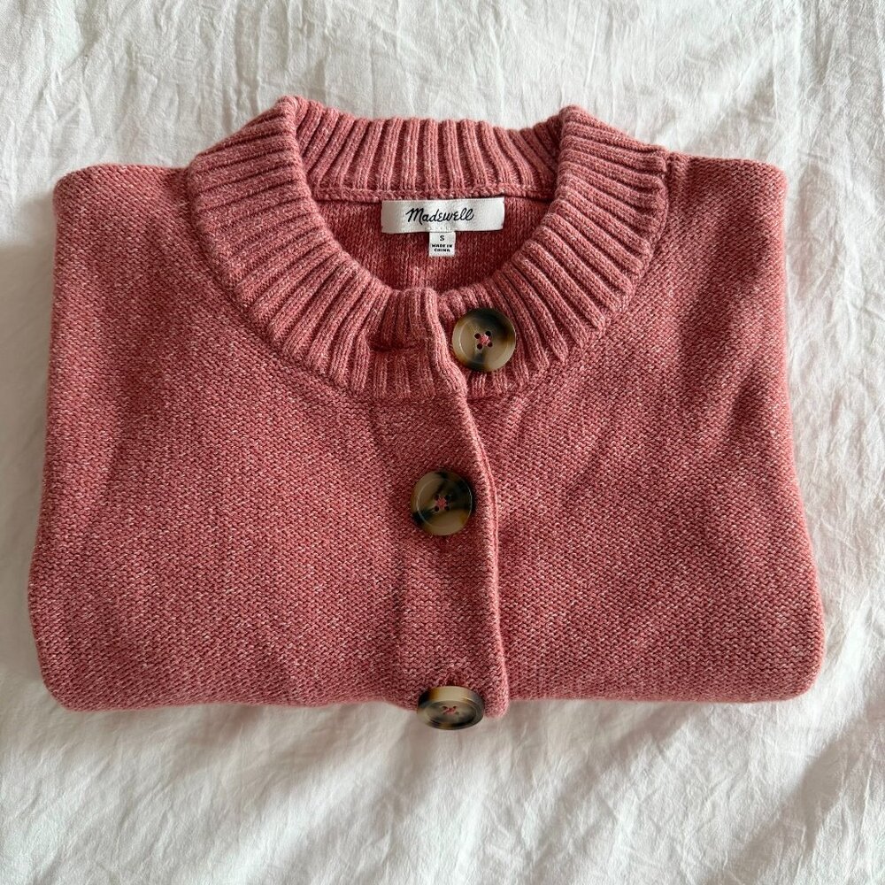 Madewell Blush Pink Broadway Cardigan / Small